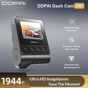 DDPAI Z40 Dash Cam Dual Auto Kamera Recorder Sony IMX335 1944P HD Video GPS Tracking 360 Rotation Wifi DVR 24H Parkplatz Protector מצלמת דרך איכותית מבוססת קבל מומלצת 2022