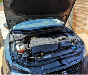 for SEAT Leon MK3 5F 2012-2019 Front Bonnet Hood Modify Carbon Fiber Gas Struts Lift Support Shock Damper Accessories Absorber