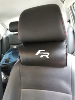 אביזרים לרכב סיאט וסקודה לקניה באינטרנט אביזרים לרכב סיאט חלק 2 Car Pillows FR for Seat Leon Car Neck Pillow PU Leather Auto Seat Cushion Black Support Accessorie Interior