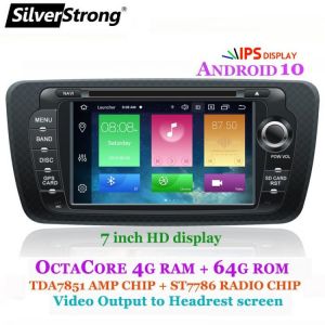 SilverStrong Android10 9.0 OCTACORE 4G 64G Ibiza Car DVD for Seat Ibiza IPS 7inch Android Radio Ibiza GPS with CARPLAY option מערכת מולטימדיה אנדרואיד מומלצת לסיאט איביזה 2009-2010-2011-2012-2013 לקניה דרך אליאקספרס