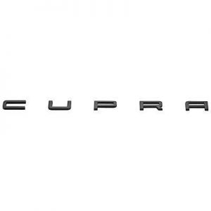 SEAT CUPRA Schriftzug Schwarz Glanz Logo Emblem Zeichen Leon 1P 5F Ibiza 6L 6J סיאט לאון איביזה קופרה - סמל סיאט קופרה לתא מטען 